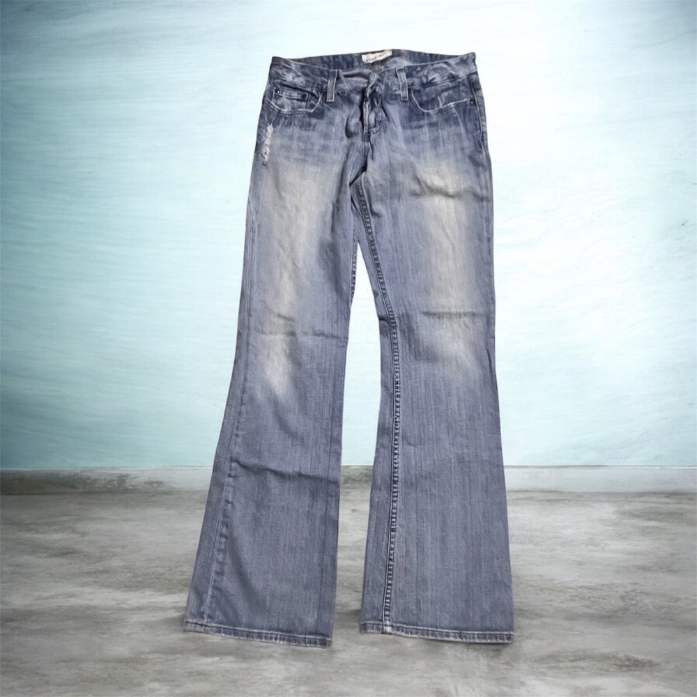 BKE Wide Leg Jeans in Faded Blue #BB7